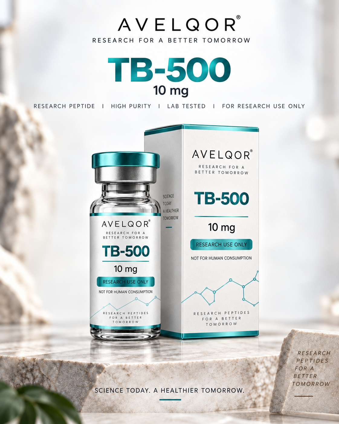 Avelqor Labs TB-500 10 mg laboratory research material