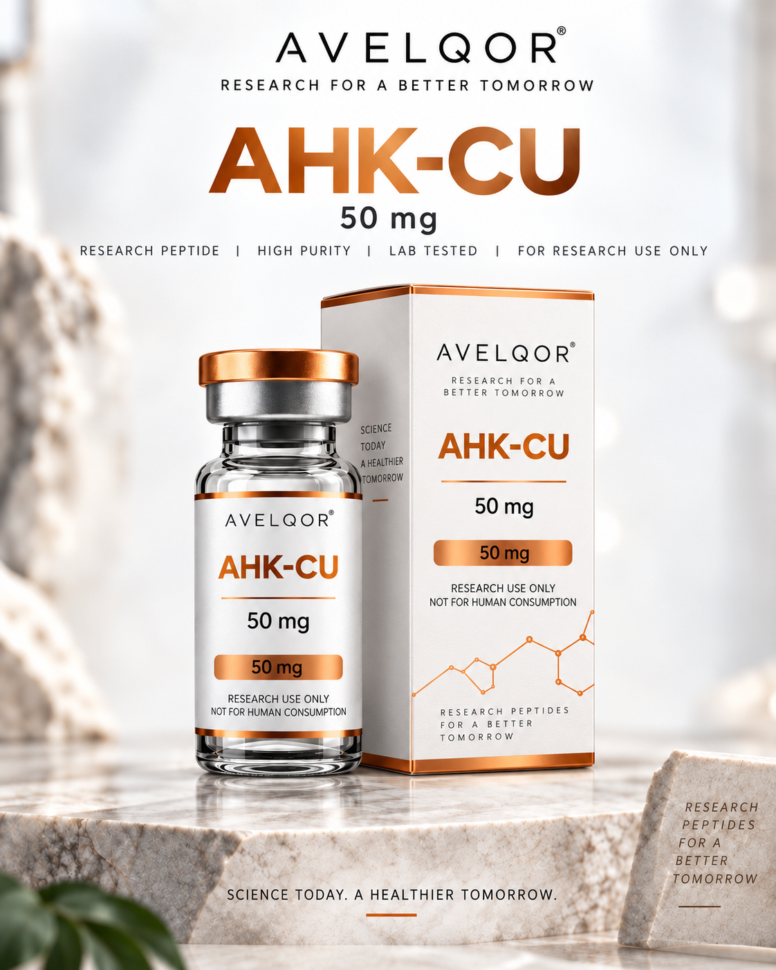 Avelqor Labs AHK-Cu 50 mg laboratory research material