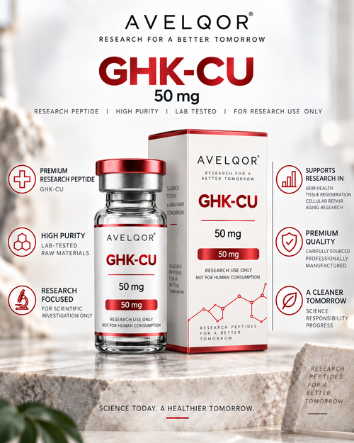 Avelqor Labs GHK-Cu 50 mg laboratory research material